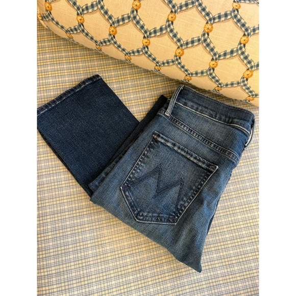 MOTHER Denim - MOTHER Blue Mid Rise Dazzler Ankle Jeans Size 28